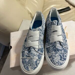 Blowfish Malibu Marley Blue canvas sneakers